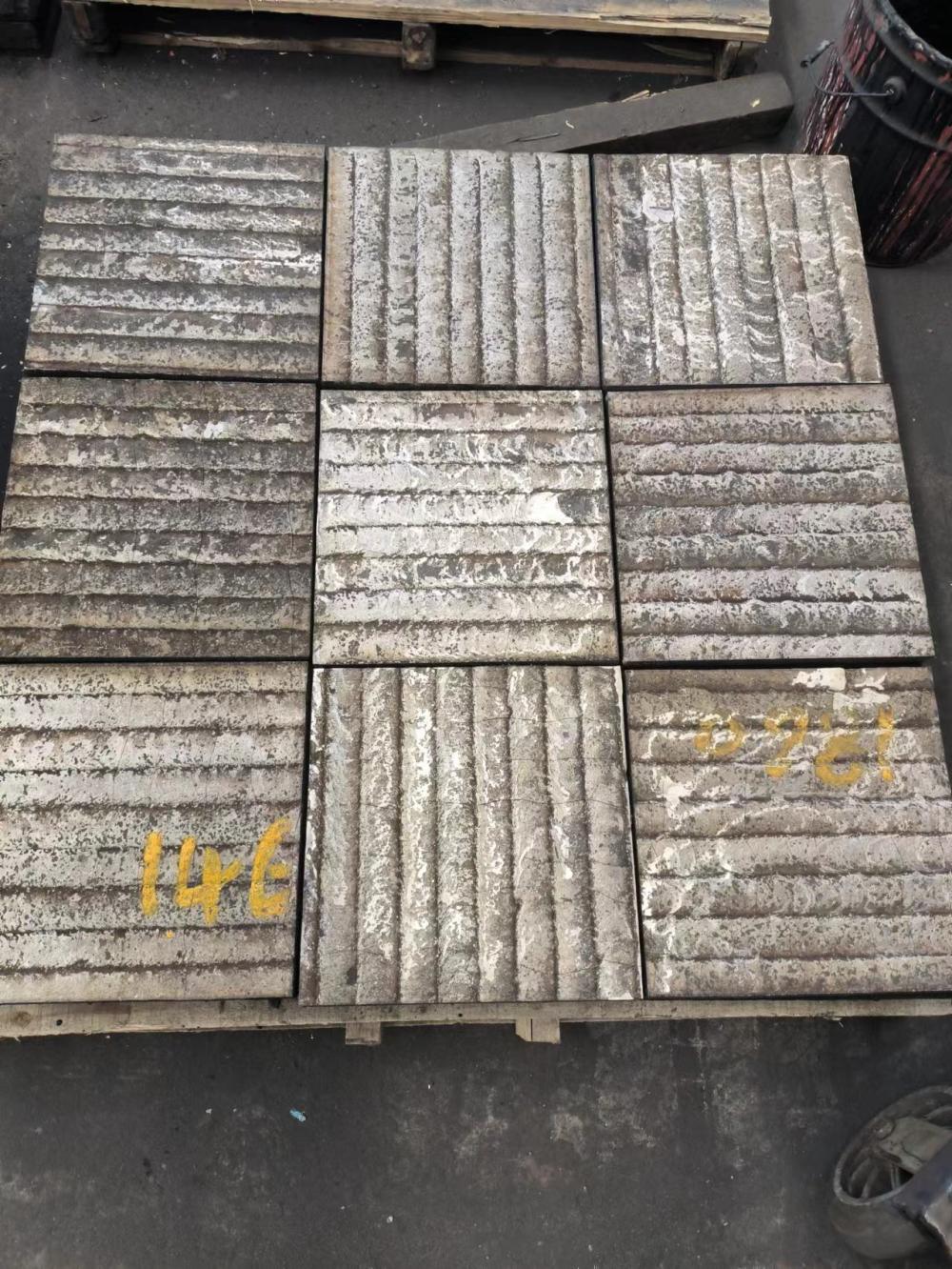 黑龙江堆焊耐磨板，高铬合金耐磨板，碳化铬耐磨板6+4